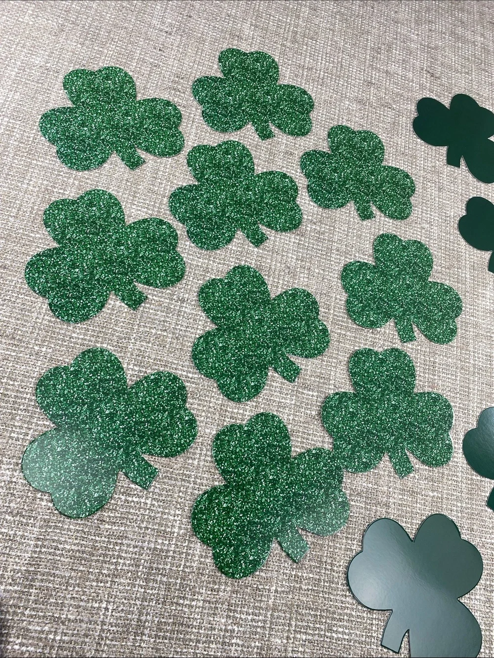Green Shamrock Table Confetti - St. Patrick's Day Party Decorations